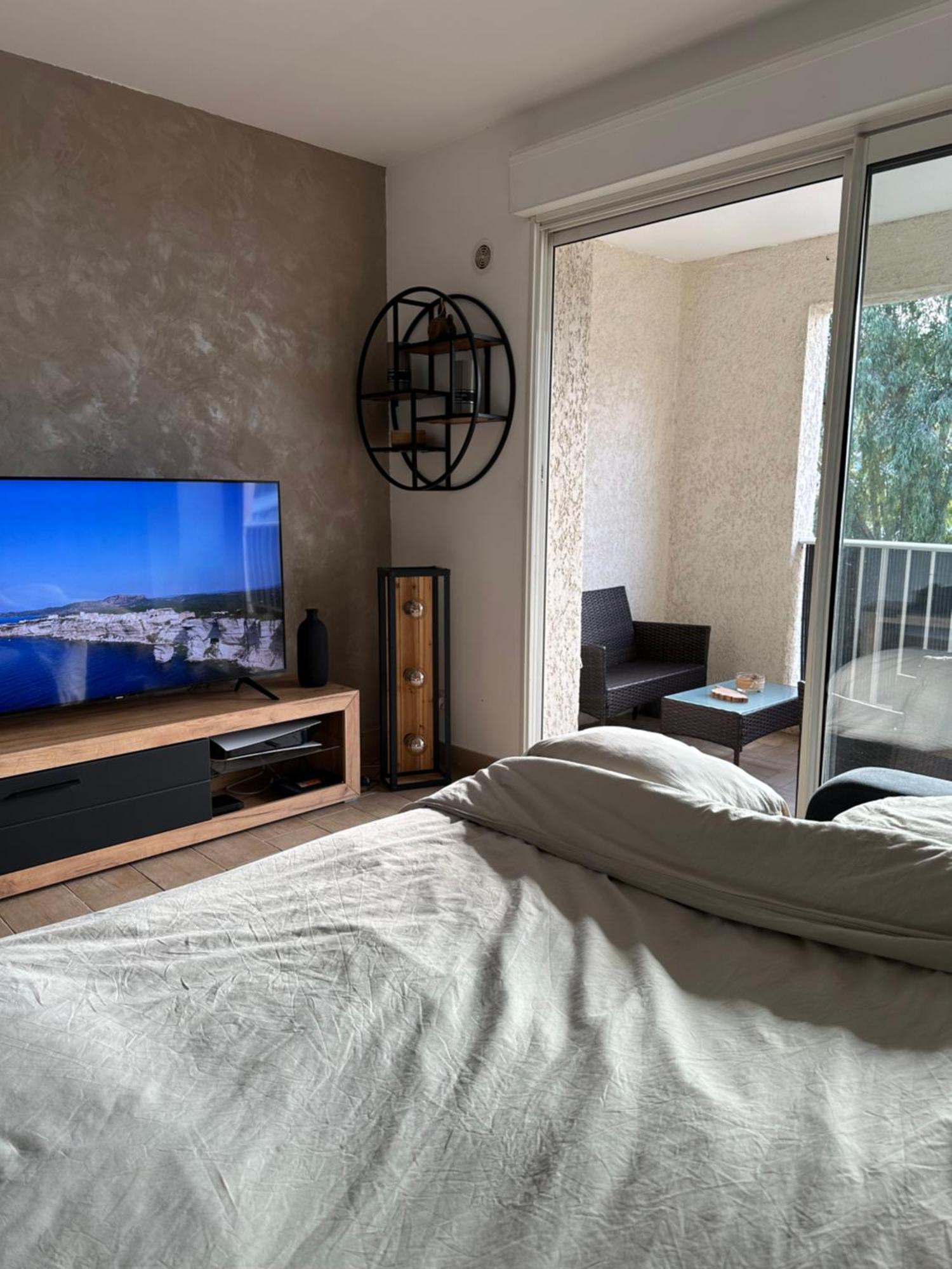 Appartement T2 - Vue Montagne Biguglia  Eksteriør billede